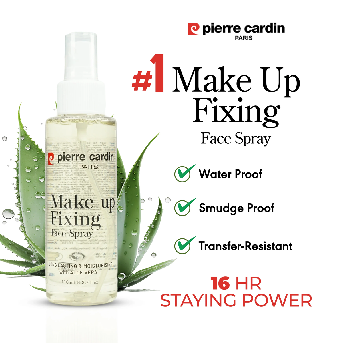 PIERRE CARDIN - Make Up Fixing Spray 110ml سبري تثبيت المكياج