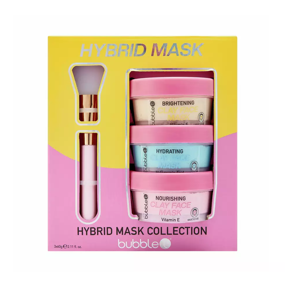 Hybrid Mask Collection (3x60g) - SK1002 مجموعة ماسكات الطين للوجه 3 منتجات