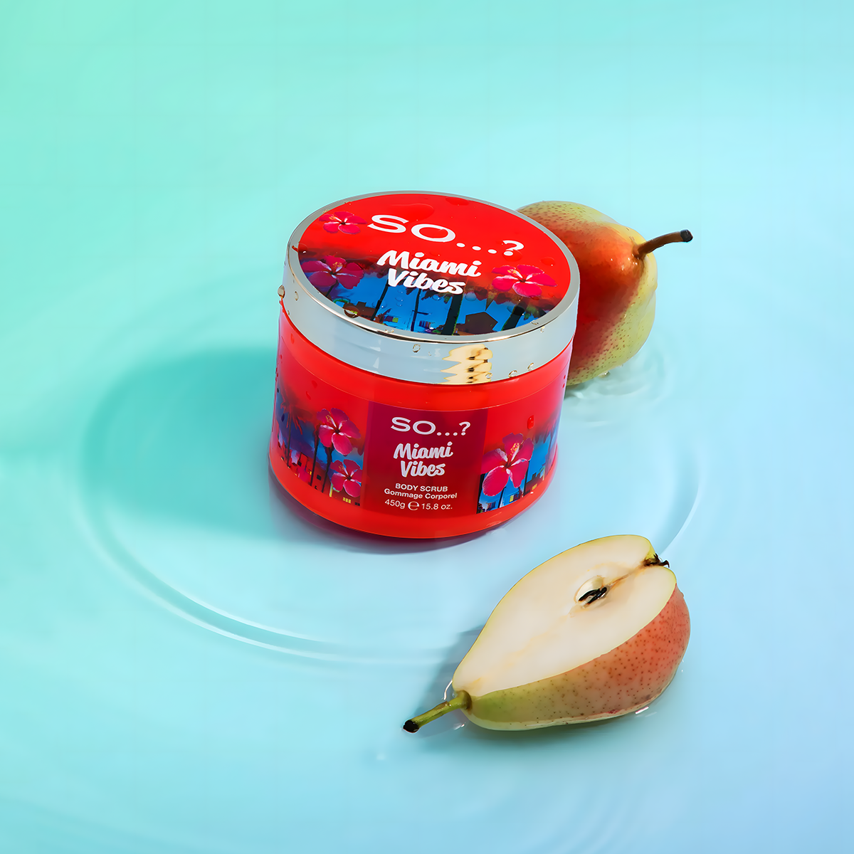 So...? Miami Vibes BODY SCRUB Gommage Corporel (450جرام) مقشر للجسم - سكراب