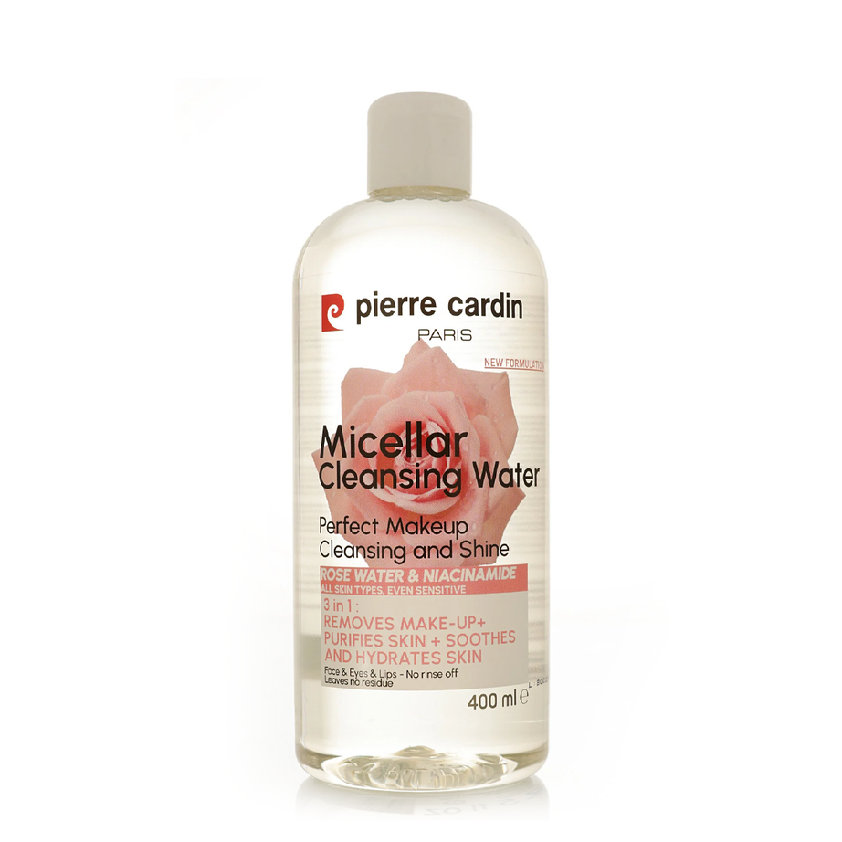 Pierre Cardin Micellar Cleansing Rose Water مزيل مكياج ماء ورد من بيير كاردان (400مل)