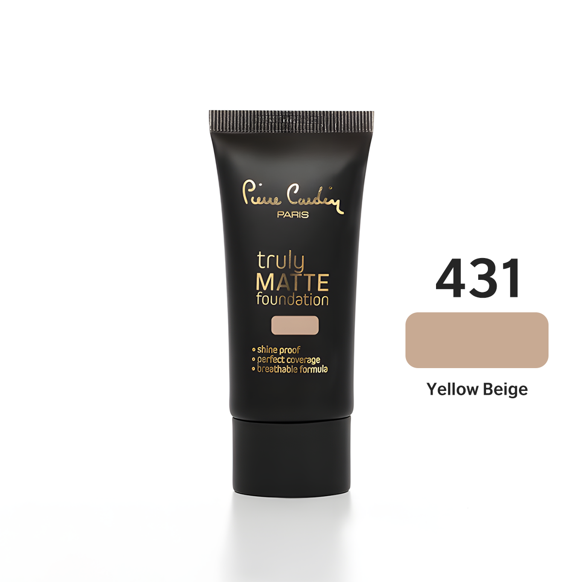 PIERRE CARDIN - Truly Matte Foundation 431 Yellow Beige فاونديشن - كريم أساس من بيير كاردان