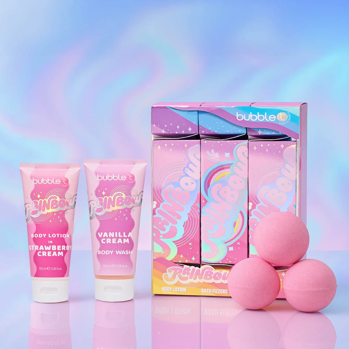 Rainbow Crackers - RB1015 عناية متكاملة للجسم في 3 منتجات