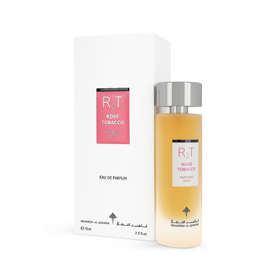 Rose Tobacco Happiness Dose Ibraheem AlQurashi هابينيس دوز - روز توباكو من ابراهيم القرشي (75مل للجنسين)