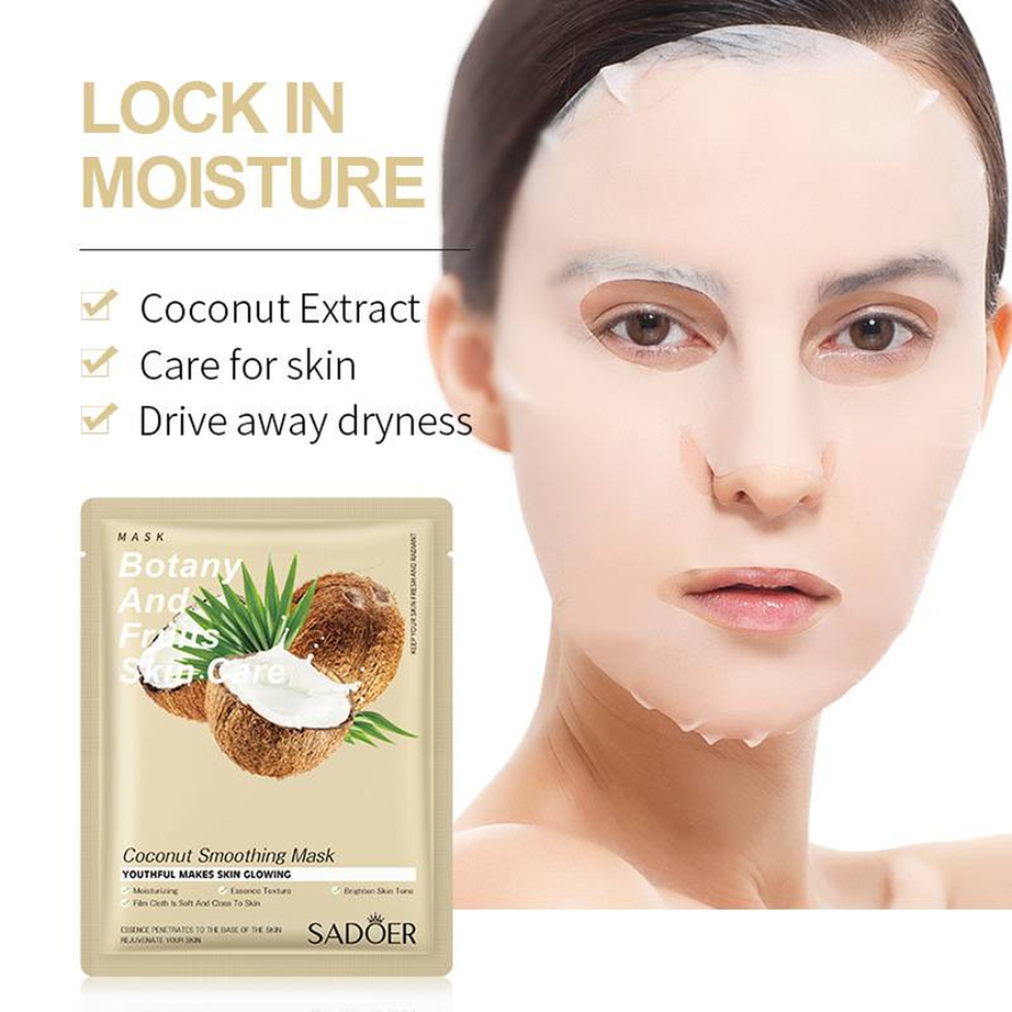 SADOER Coconut Smoothing Facial Mask ماسك الوجه - بخلاصة جوز الهند