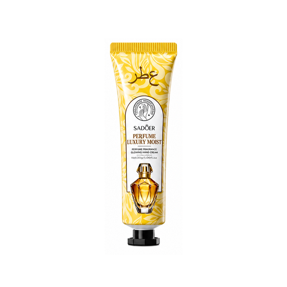 SADOER Perfume Luxury Moist Hand Cream كريم لوشن لليدين معطر - الأصفر