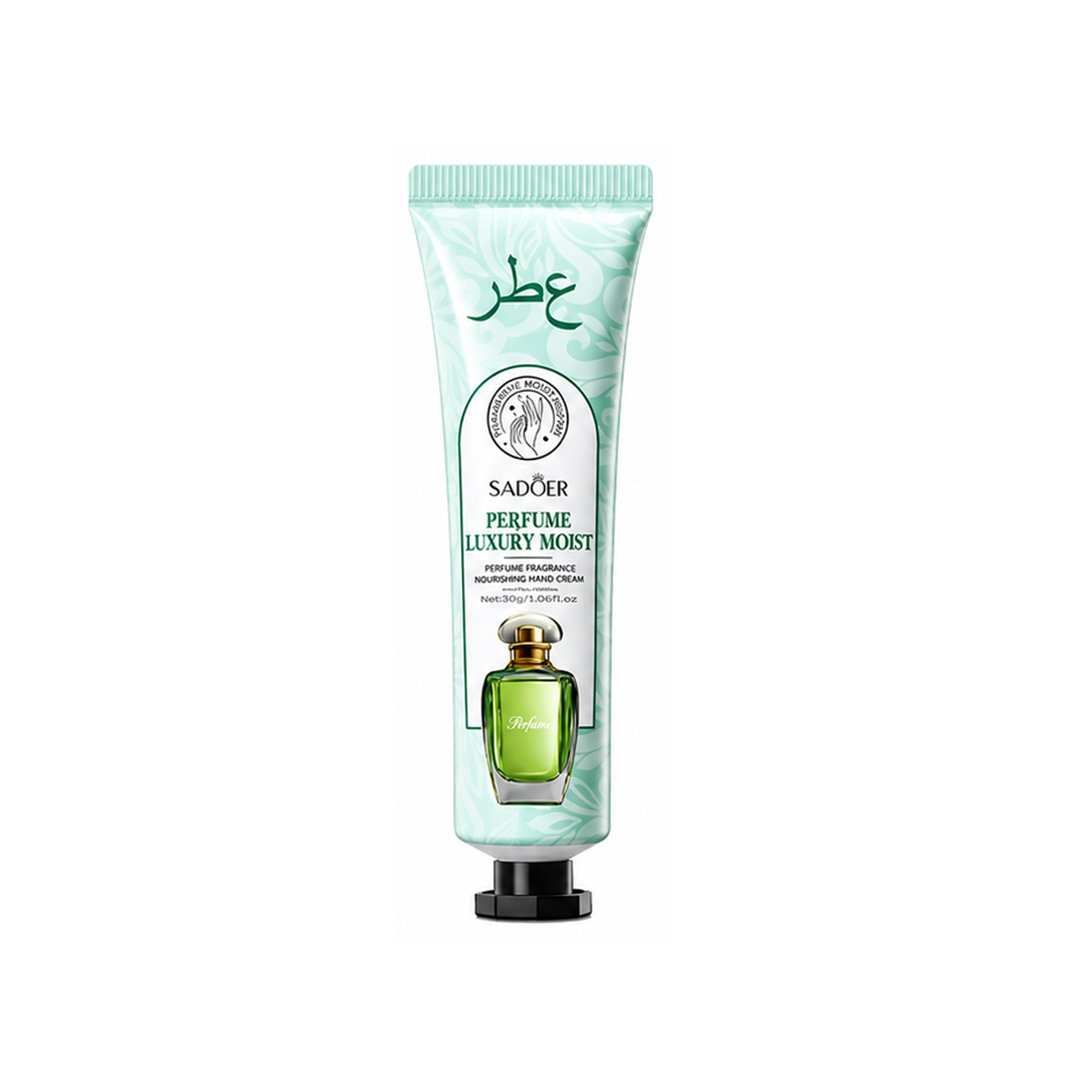 SADOER Perfume Luxury Moist Hand Cream كريم لوشن لليدين معطر - الأخضر