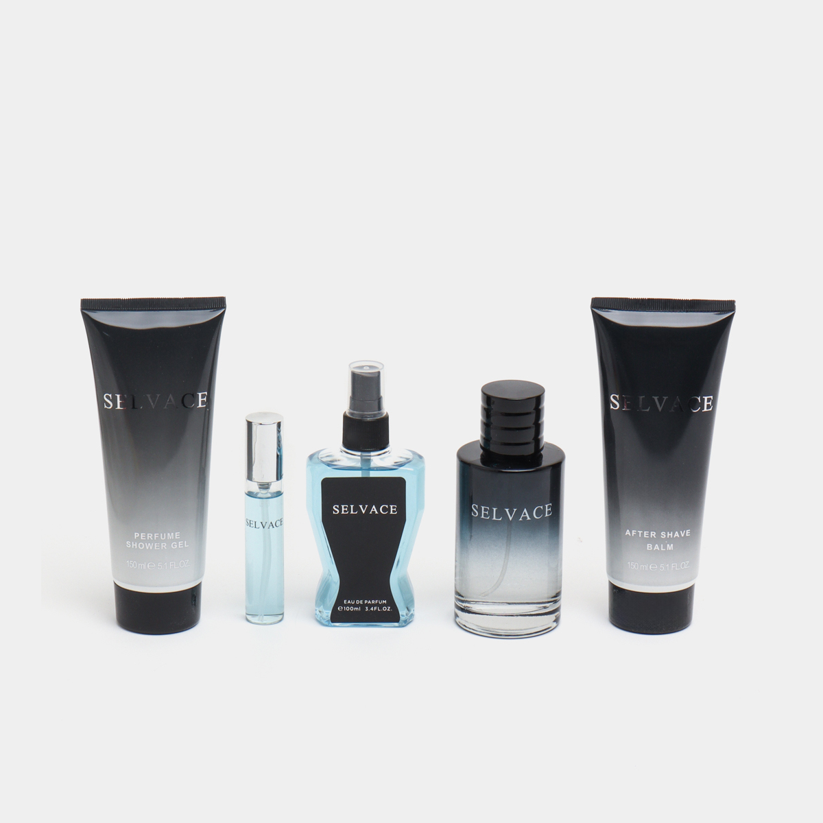 بكج سوفاج (عطر+شاور جل+بودي لوشن+عطر للجسم) SELVACE SET
