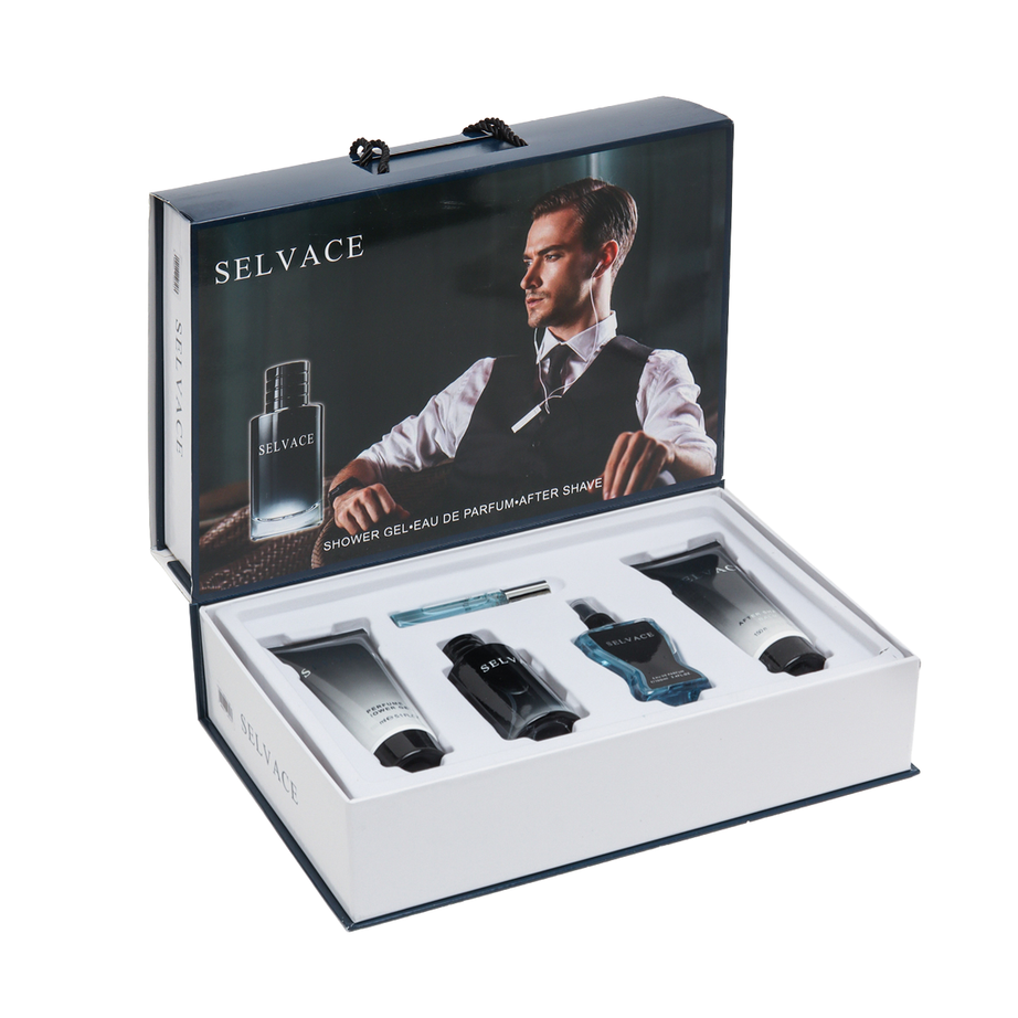 بكج سوفاج (عطر+شاور جل+بودي لوشن+عطر للجسم) SELVACE SET