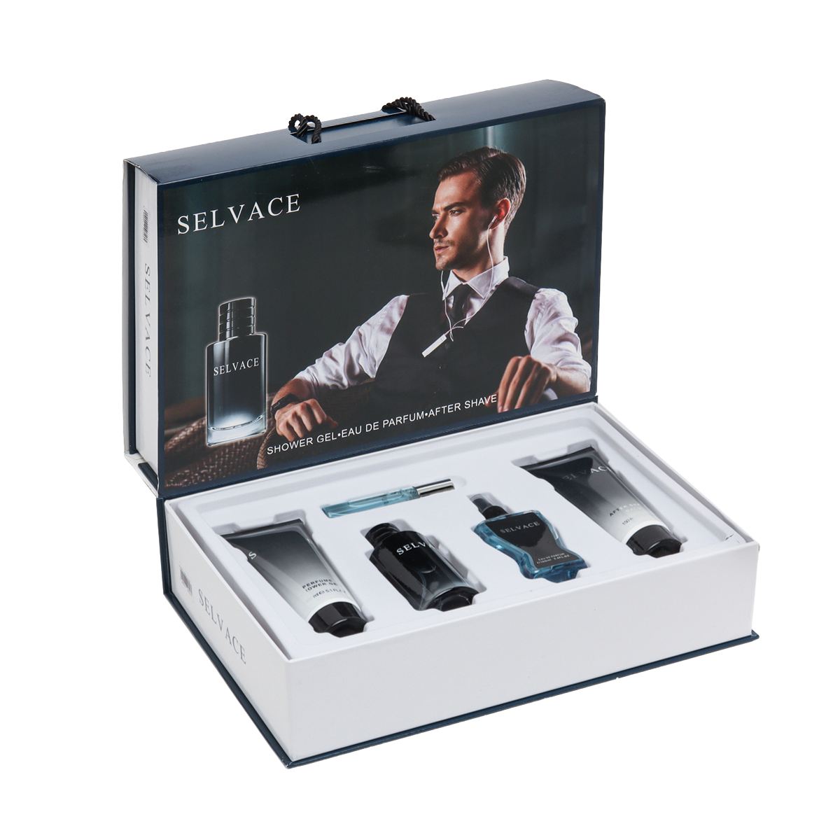 بكج سوفاج (عطر+شاور جل+بودي لوشن+عطر للجسم) SELVACE SET