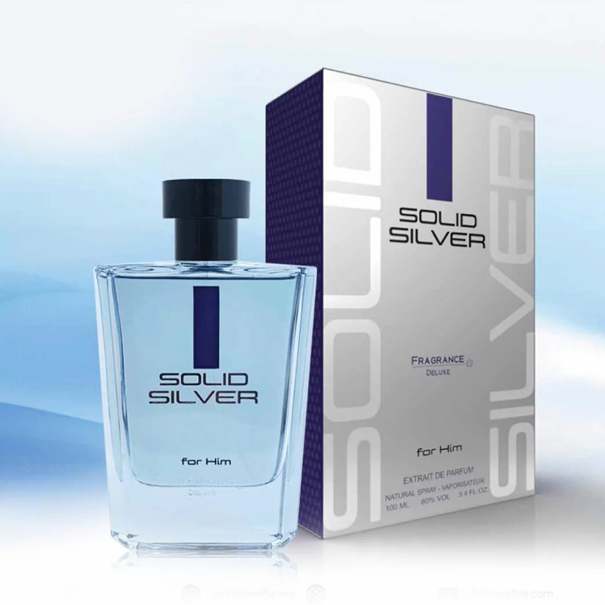 Solid Silver by DELUXE Extrait De Parfum (100ml رجالي)