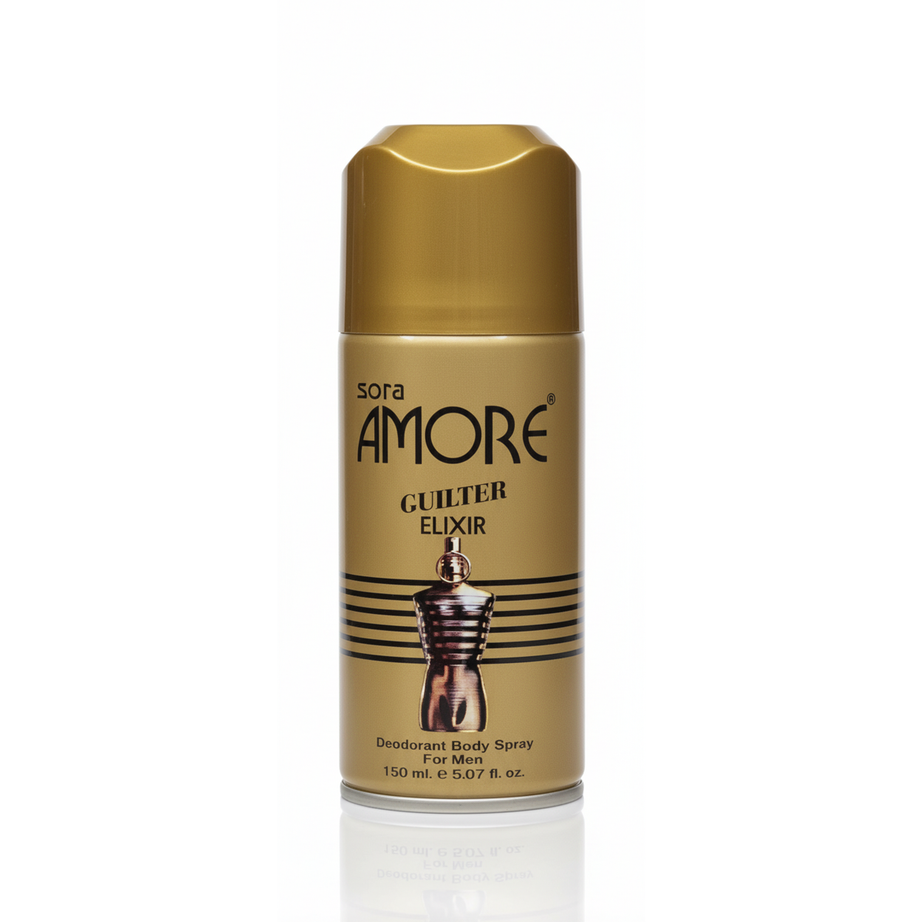 SORA AMORE GUILTER ELIXIR مزيل عرق رجالي برائحة عطر لاميل الكسير (150مل)