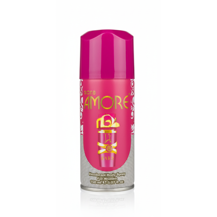 SORA AMORE IDEAL مزيل عرق ستاتي برائحة عطر يارا كاندي (150مل)