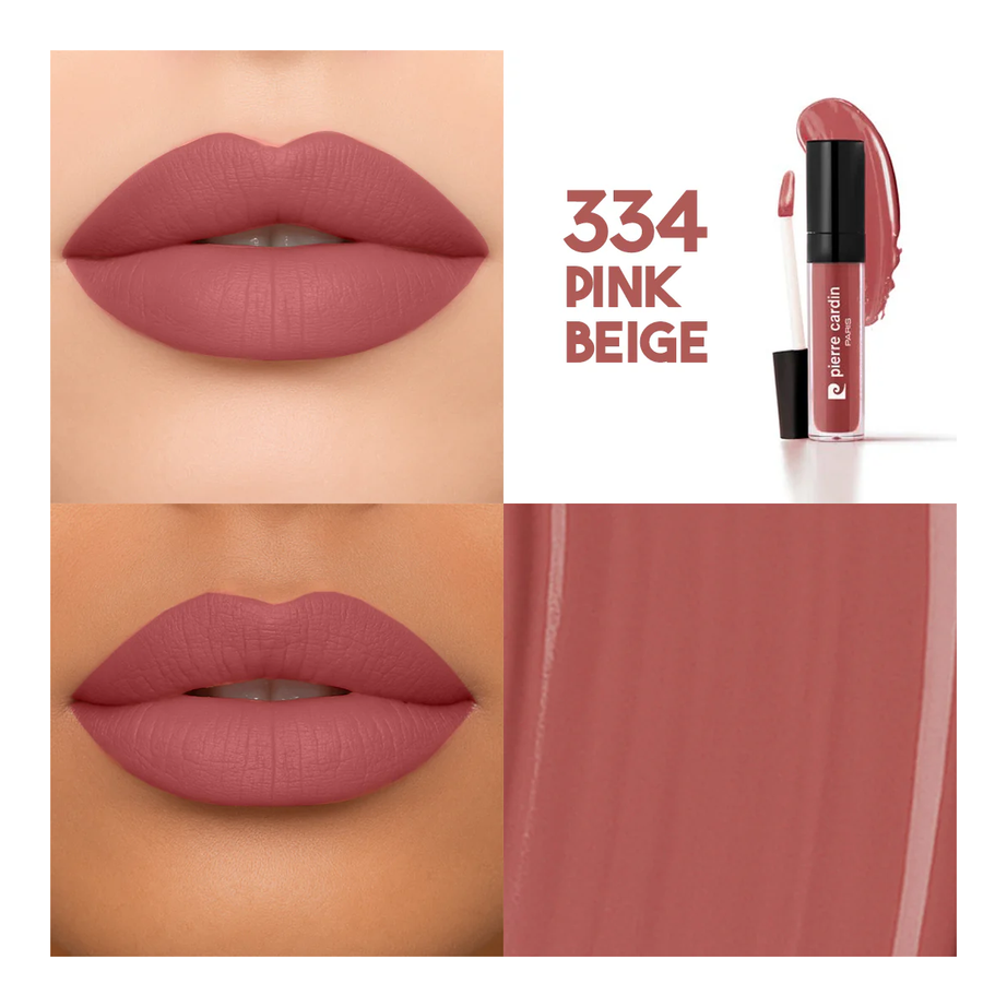 PIERRE CARDIN - Stay Long Lip Color Kiss Proof Lipstick 334 أحمر شفاه من بيير كاردان