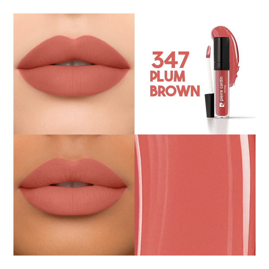 PIERRE CARDIN - Stay Long Lip Color Kiss Proof Lipstick 347 أحمر شفاه من بيير كاردان