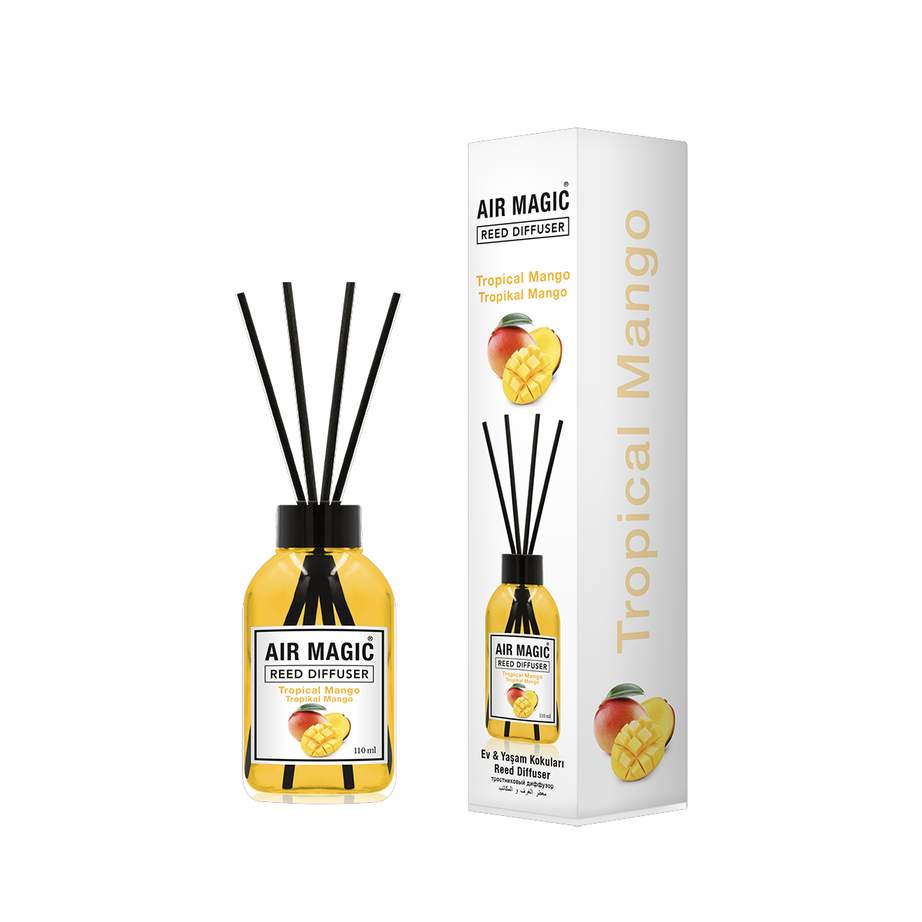 Purixima AIR MAGIC Reed Diffuser – Tropical Mango – 110ML — مانجا استوائية