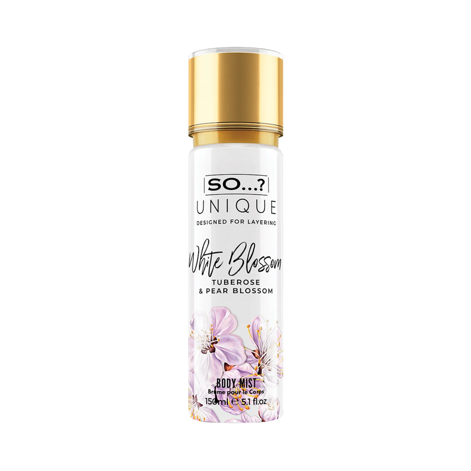 SO...? Unique White Blossom Body Mist بودي سبلاش - ورد (150ml)