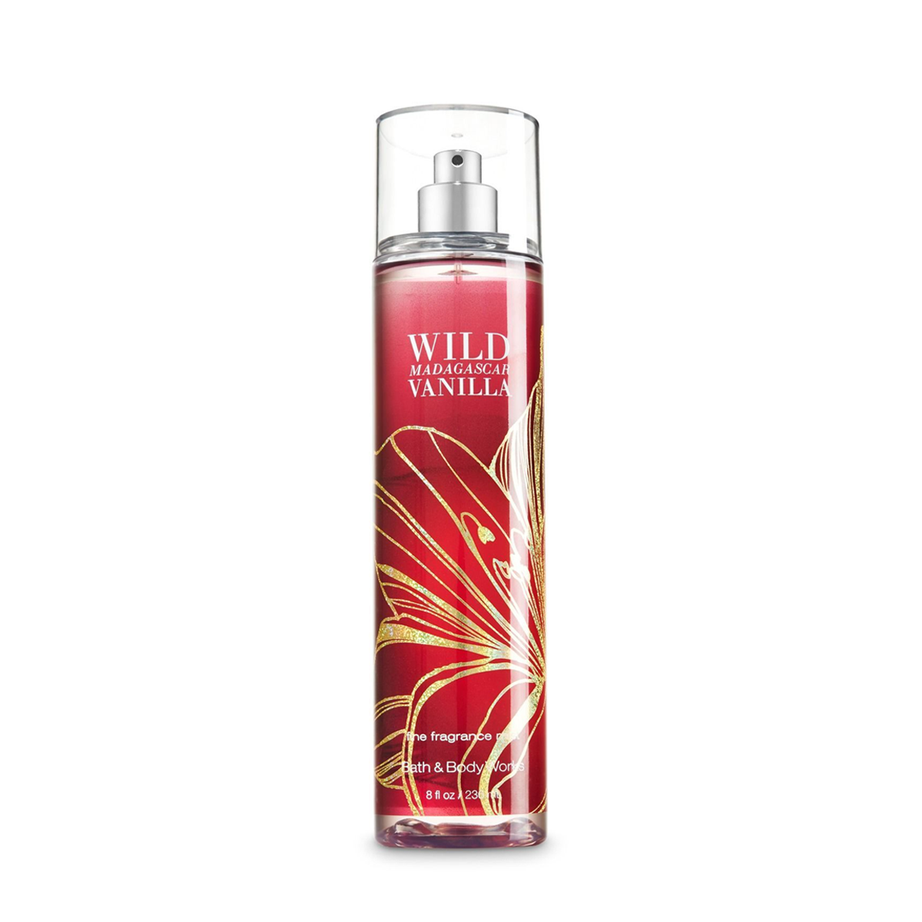 Bath & Body Works Wild Madagascar Vanilla Fragrance Mist (236 مل) سبلاش باث اند بادى برائحة الفانيلا
