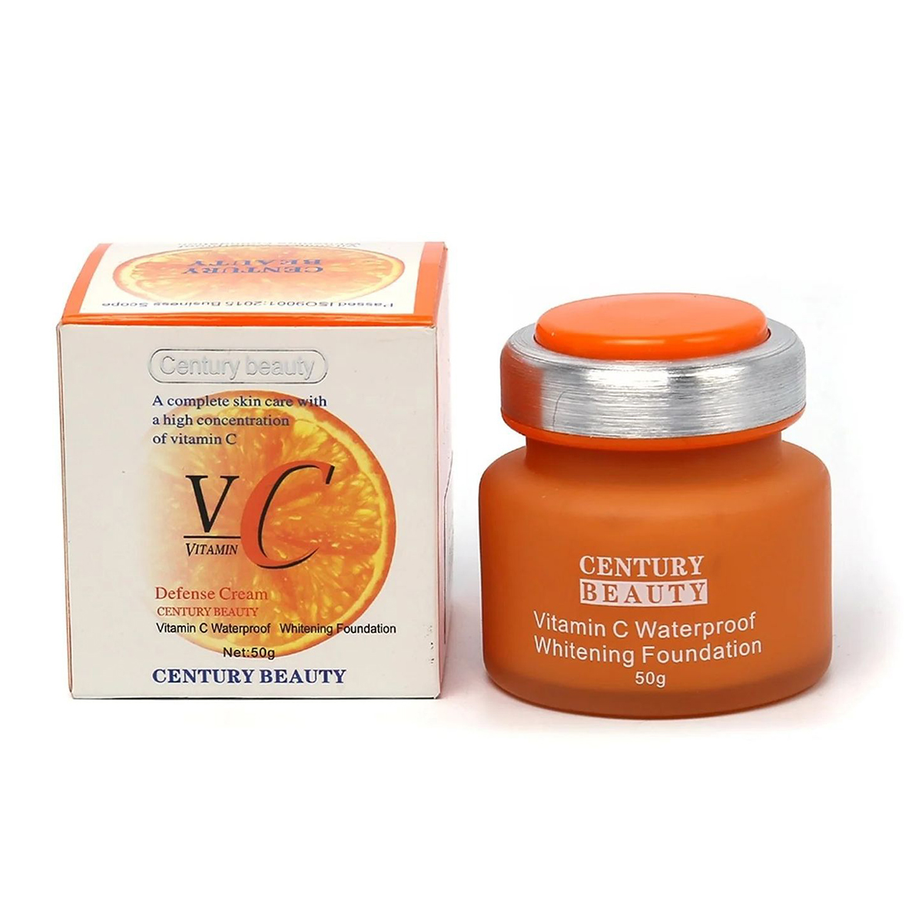 Vitamin C VC Waterproof Whitening Foundation 50g فاونديشن فيتامين سي