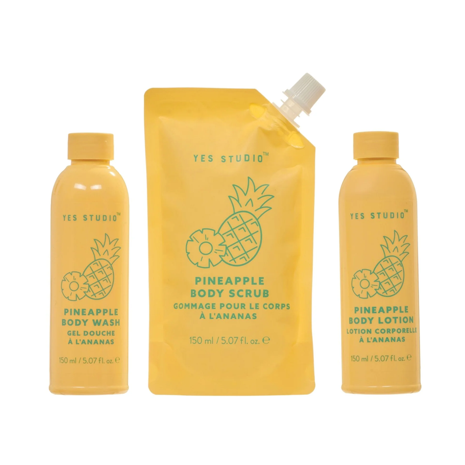 Yes Studio Pina Colada Happy Bathing مجموعة العناية 3 قطع