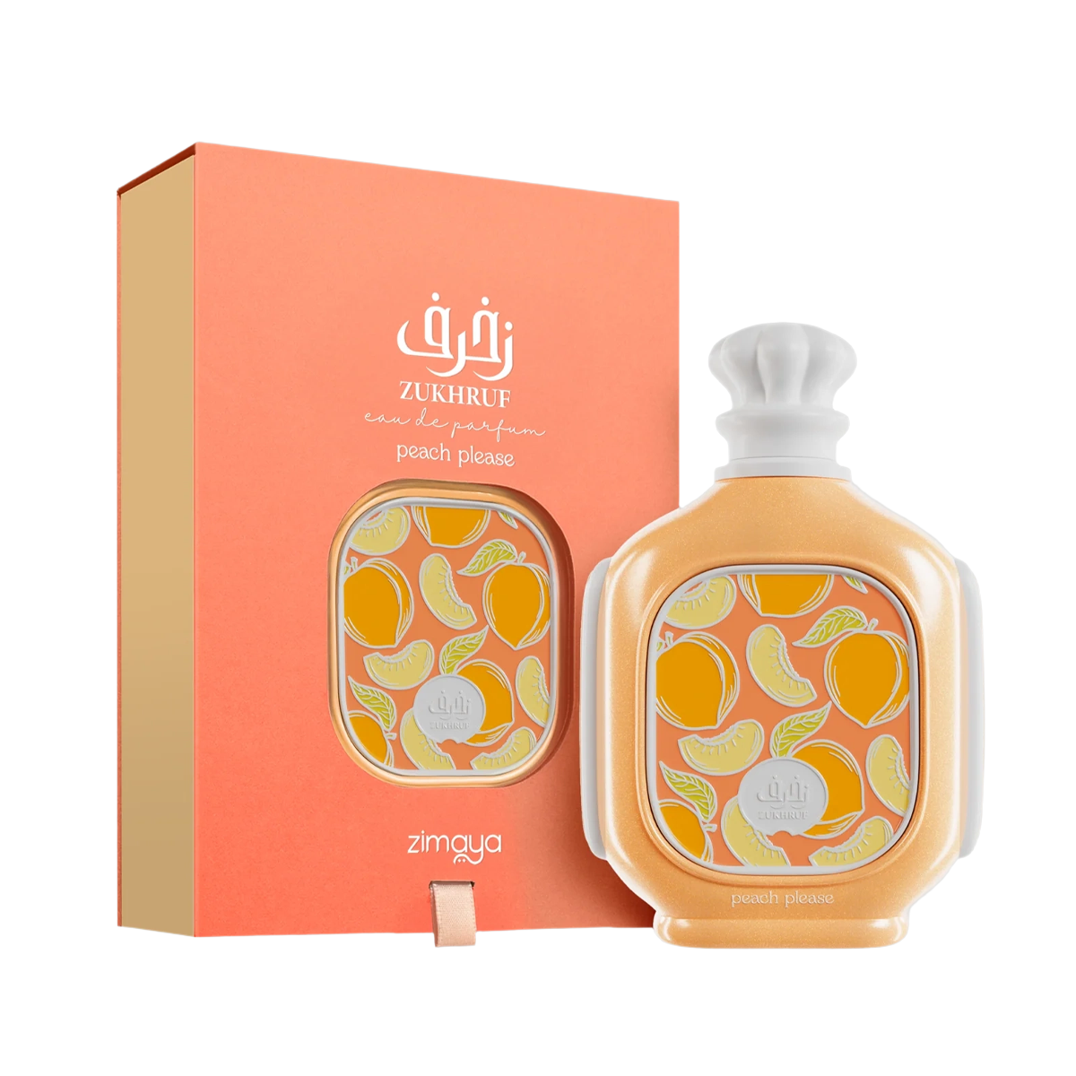 Zukhruf Peach Please Zimaya زخرف بيتش بليز من زيمايا (100ml ستاتي)