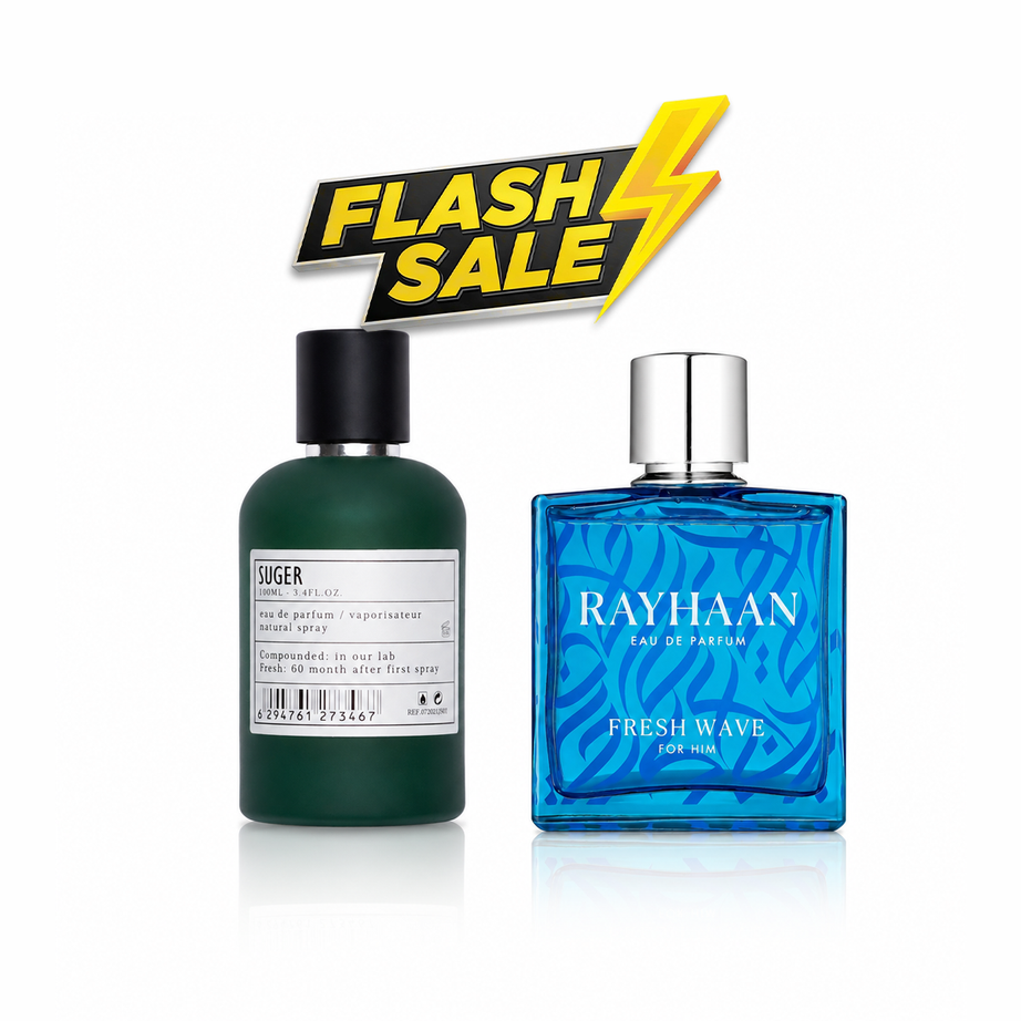فلاش سيل عطرين (Aro-Fac sugar + Rayhaan Fresh Wave)