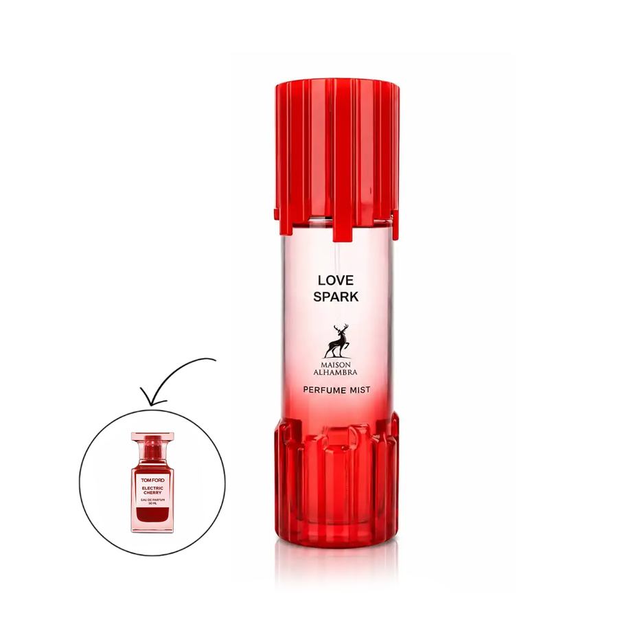 MAISON ALHAMBRA Love Spark BODY MINT سبلاش الهمبرا برائحة توم فورد الكتريك تشيري (250مل)