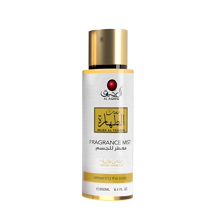 معطر جسم - مسك فانيلا من العقيق (250مل)