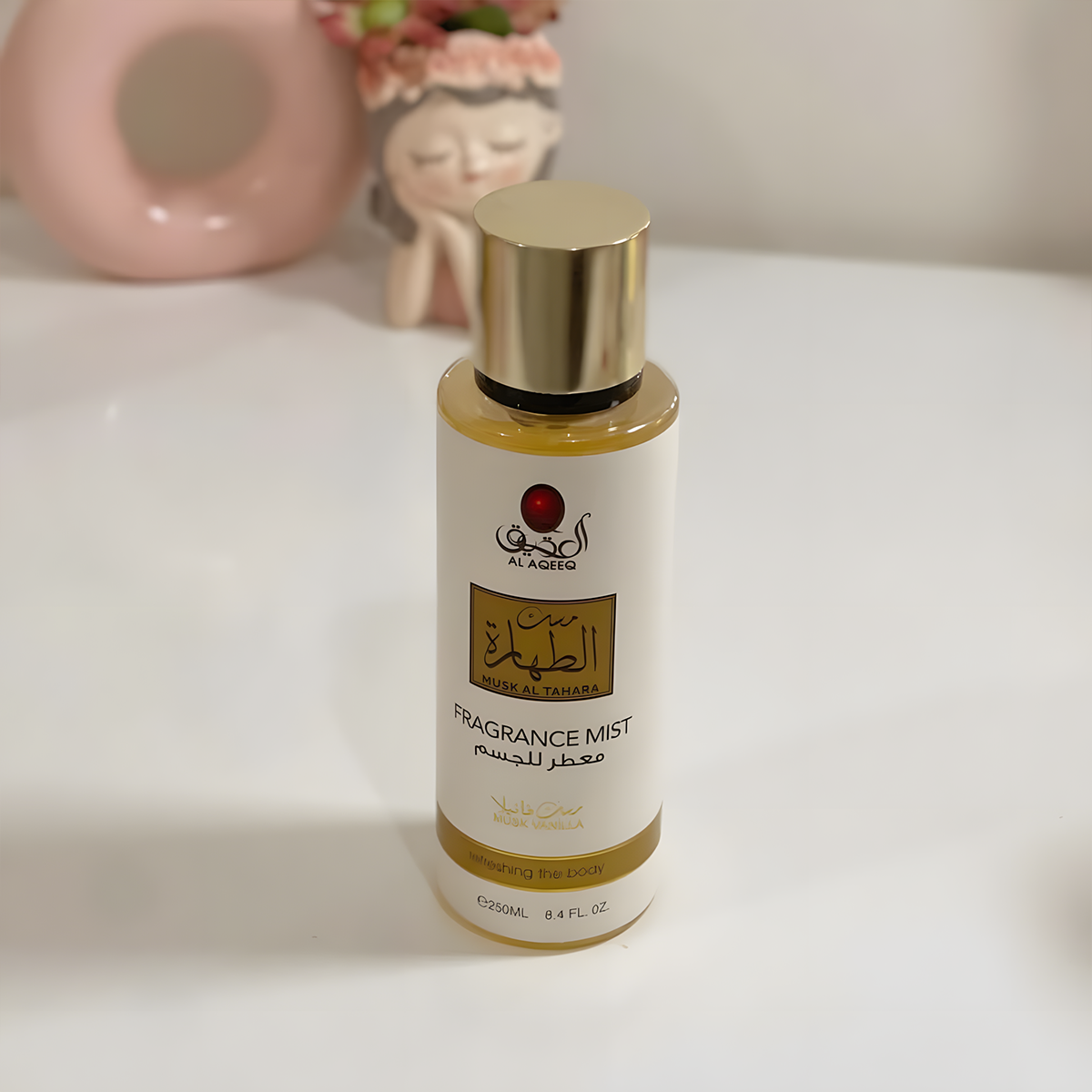 معطر جسم - مسك فانيلا من العقيق (250مل)