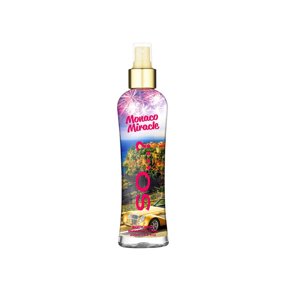 SO…? Monaco Miracle Body Mist 200ml بودي سبلاش - فواكة وورد (200ml)