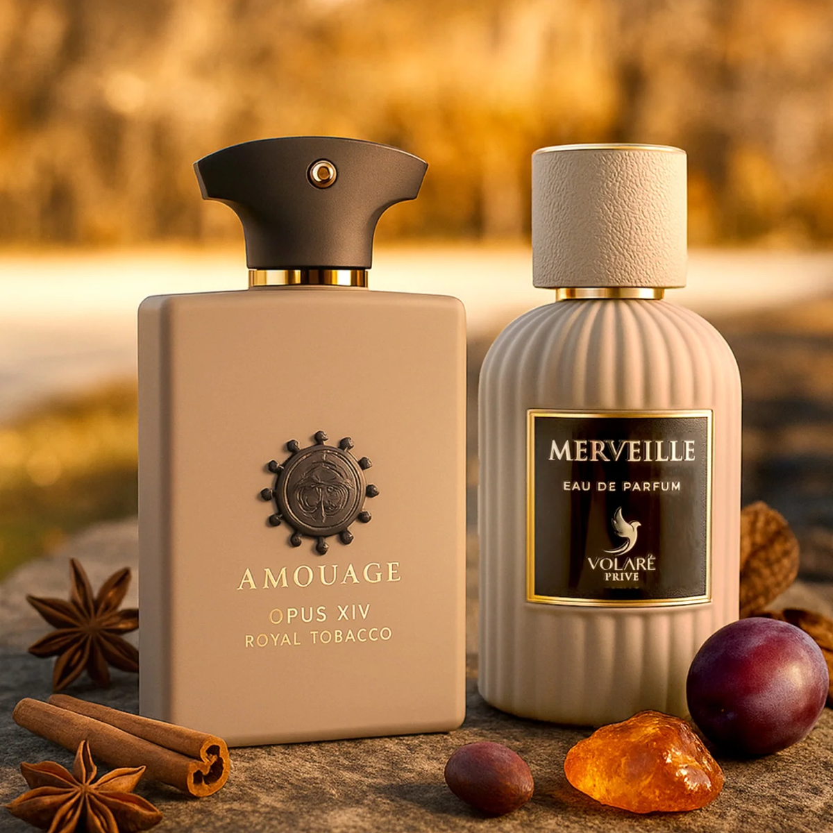 Marveille VOLARE بديل عطر امواج اوبس xiv رويال توباكو (100مل للجنسين)